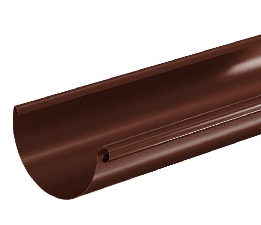 Водосток Aquasistem, система 150/100 - Водосточный желоб 3.00м RAL 8017 Коричневый купить в Ново-Переделкино