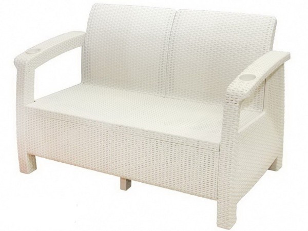 Двухместный диван Yalta Sofa Seаt белый купить в Ново-Переделкино