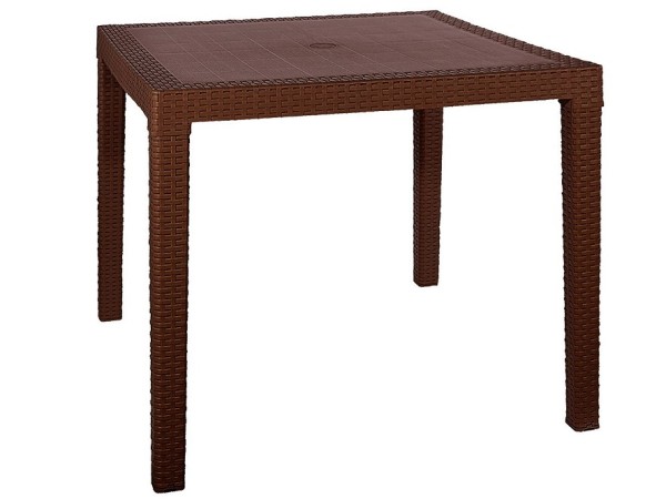 Стол квадратный FIJI Quatro Table Коричневый купить в Ново-Переделкино