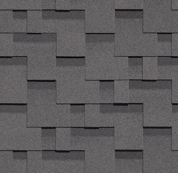 Гибкая черепица Docke, коллекция Тетрис – Серый купить в Ново-Переделкино