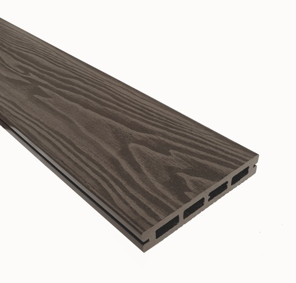 Террасная доска из ДПК Terrapol Смарт 3D Пустотелая с пазом Тик Киото купить в Ново-Переделкино