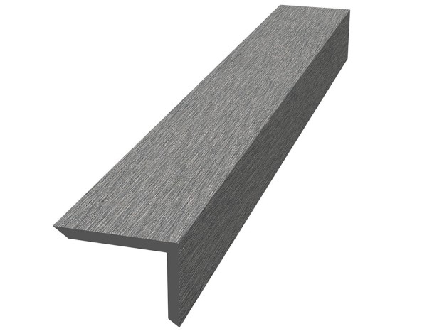 Уголок ДПК для террасной доски NauticPrime, 60x40x2900мм Тёмно-серый купить в Ново-Переделкино