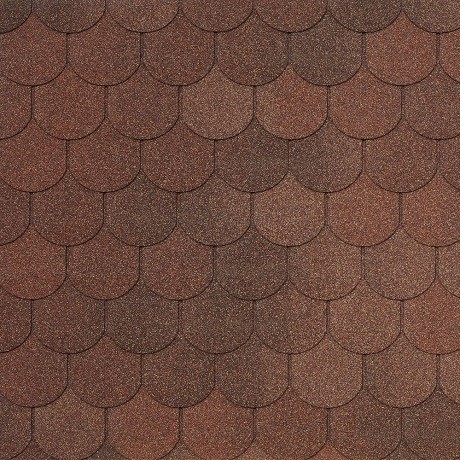 Гибкая черепица Tegola ASSISI terracotta 420 купить в Ново-Переделкино