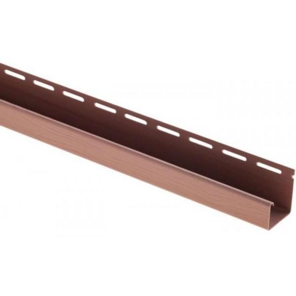 J-профиль Люкс Крашенный, T-15, ВН, Красно-коричневый купить в Ново-Переделкино