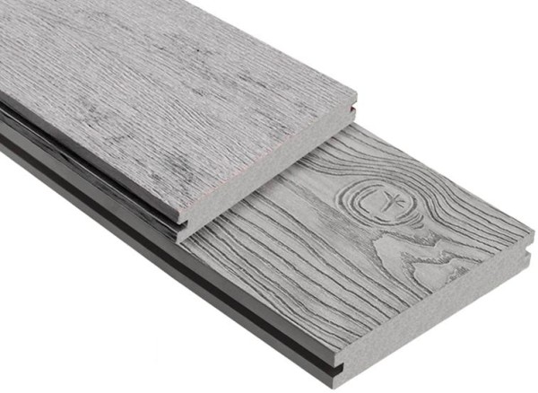 Террасная доска ДПК Outdoor 3D полнотелая STORM/OCEAN GREY серая микс купить в Ново-Переделкино