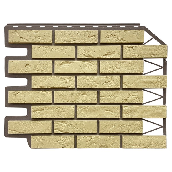 Фасадная панель FineBer, Кирпич Баварский, Песочный купить в Ново-Переделкино