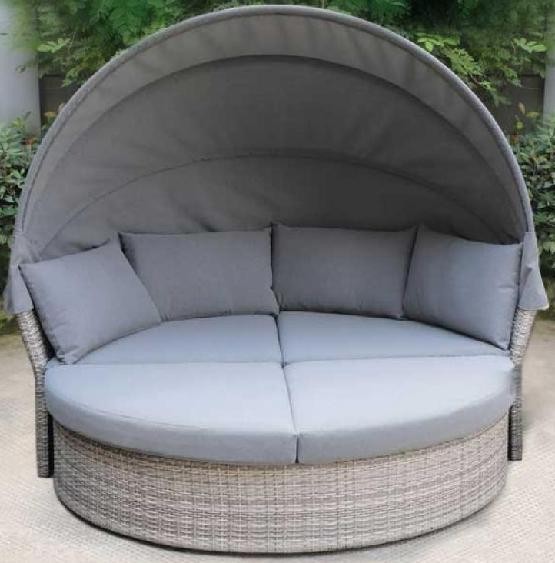 Диван-Трансформер AFINA плетеный из иск. ротанга AFM-325G Grey купить в Ново-Переделкино