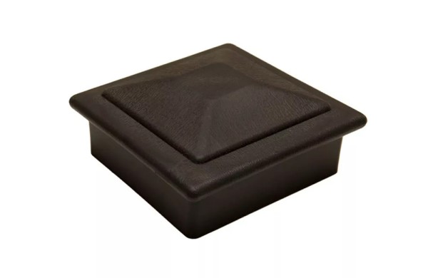 Крышка верхняя фигурная ПВХ для столба Deckart 100х100 Графит купить в Ново-Переделкино