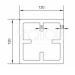 Столб SEQUOIA Evolution 3D WOOD GRAY купить в Ново-Переделкино