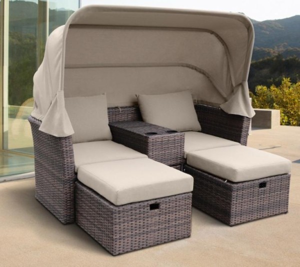 Комплект мебели AFINA плетеной из иск. ротанга AFM-330B Brown купить в Ново-Переделкино