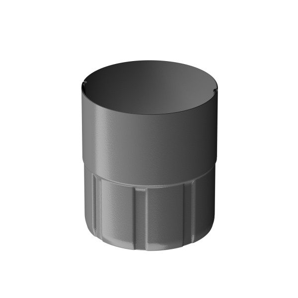 Муфта соединительная для водостока Döcke STAL PREMIUM, Графит купить в Ново-Переделкино