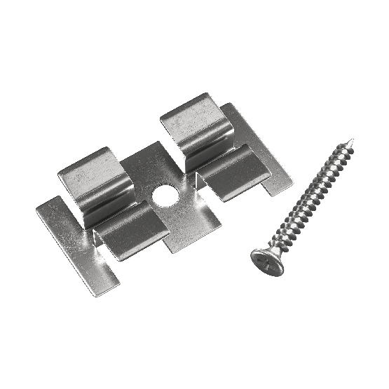 Клипса с саморезом, Grinder шовный монтаж 5 mm купить в Ново-Переделкино