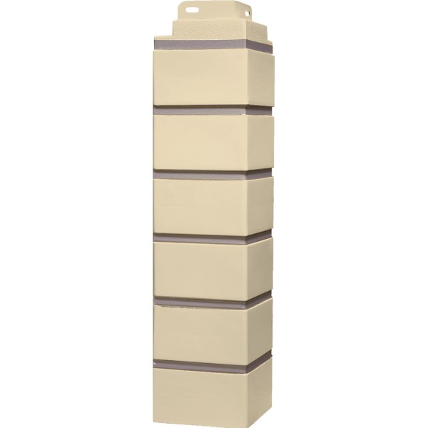 Угол Фасайдинг Серия «Кирпич клинкерный» Желтый купить в Ново-Переделкино