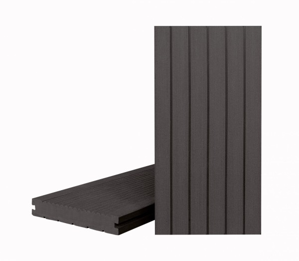 Террасная доска Классик Чёрное дерево (полнотелая с пазом) купить в Ново-Переделкино