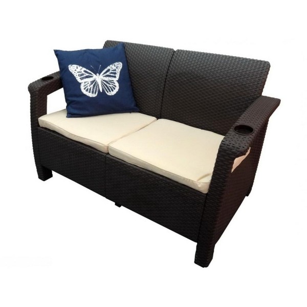 Двухместный диван Yalta Sofa Seаt венге купить в Ново-Переделкино