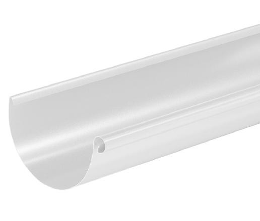 Водосток Aquasistem, система 125x90 - Водосточный желоб 3.00м RAL 9003 Белый купить в Ново-Переделкино
