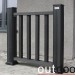 Ограждение из ДПК Outdoor Классик 3D STORM чёрный купить в Ново-Переделкино