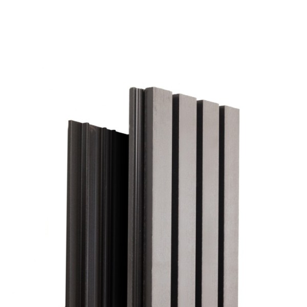 Фасадная доска Ecodecking Техно реечная 200х26х3000 Серый купить в Ново-Переделкино