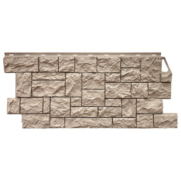 Фасадная панель FineBer, Камень Дикий, Песочный купить в Ново-Переделкино