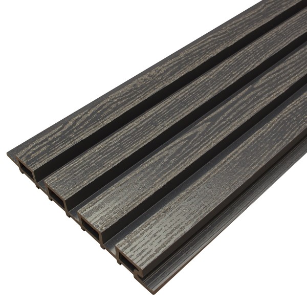 Фасадная доска из ДПК Faynag Wood Рейка Мокрый Асфальт купить в Ново-Переделкино