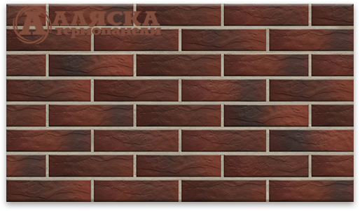 Фасадные Термопанели Аляска Cherry Rustic купить в Ново-Переделкино