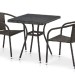 Комплект плетеной мебели AFINA из иск. ротанга T282BNT/Y137C-W53 Brown 2Pcs купить в Ново-Переделкино