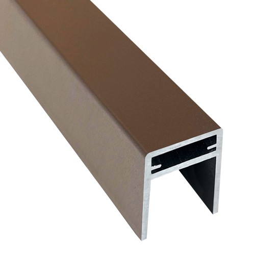 П-профиль Алюминиевый EasyDecking 35x25 Венге купить в Ново-Переделкино