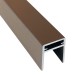 П-профиль Алюминиевый EasyDecking 35x25 Венге купить в Ново-Переделкино