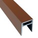 П-профиль Алюминиевый EasyDecking 35x25 Коричневый купить в Ново-Переделкино