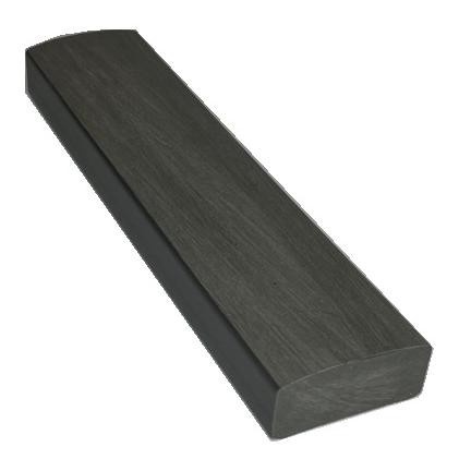 Лавочный брус Ecodecking Некст полнотелый брашированный 70х35 графит купить в Ново-Переделкино
