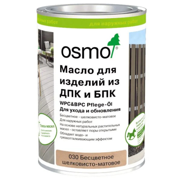 Масло для ДПК (OSMO) Бесцветное купить в Ново-Переделкино