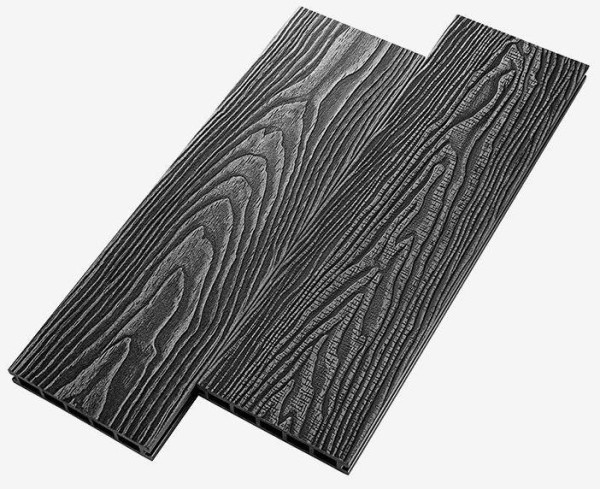 Террасная доска из ДПК RusDecking Unodeck Vintage - Графит купить в Ново-Переделкино