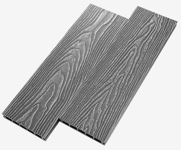 Террасная доска из ДПК RusDecking Unodeck Vintage - Серый купить в Ново-Переделкино