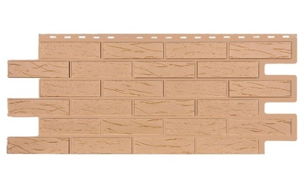 Фасадная панель T-Siding Кирпич Саман Эко Крем купить в Ново-Переделкино